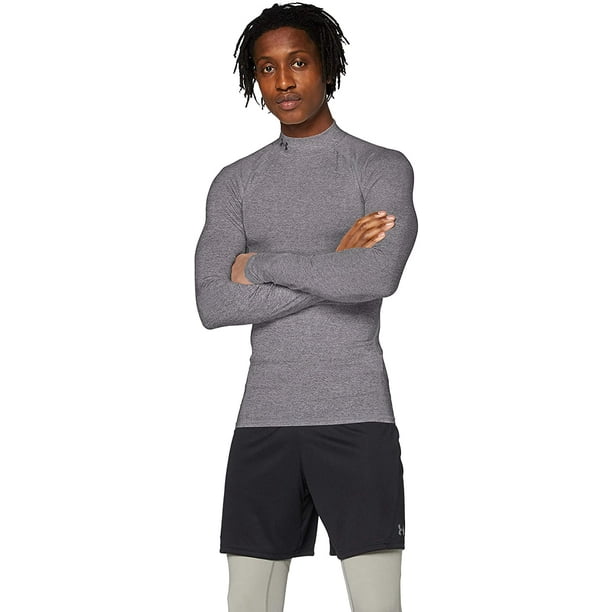 Under Armour Mens HeatGear Armour Compression Long Sleeve Mock Under Armour Mens HeatGear Armour Compression Long Sleeve Mock